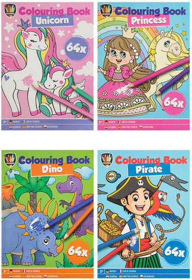 Creative craft group uitdeelkleurboekjes, 12 stuks
