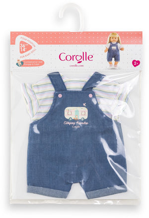 Corolle poppen jeans overall met t-shirt kleine ontdekker - 36cm