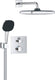Grohe precision inbouw douchesysteem - vierkant bedieningspaneel - chroom