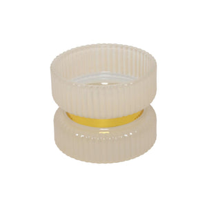 Countryfield kandelaar sybel crã¨me glas ø9xh7cm