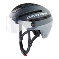 Cratoni helm commuter grey matt m-l