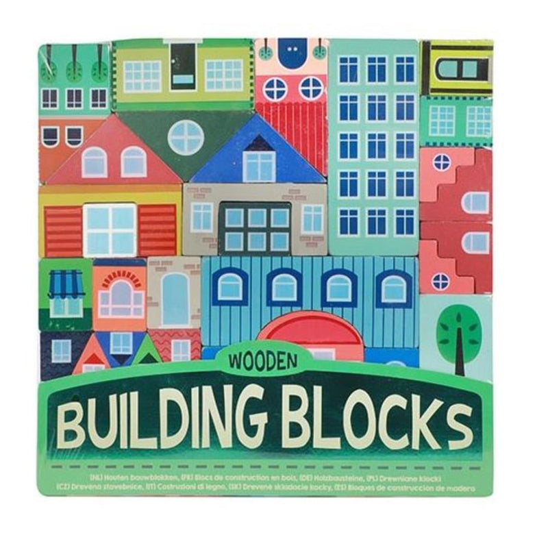 Load image into Gallery viewer, Toi-toys toi toys houten bouwblokken stad
