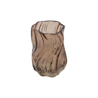Countryfield theelicht esli s bruin glas ã˜8xh10,5cm