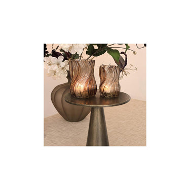 Countryfield theelicht esli s bruin glas ã˜8xh10,5cm