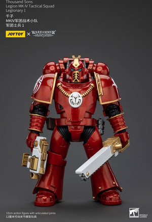 Joy toy (cn) warhammer the horus heresy action figure 1 18 thousand sons legion mk iv tactical squad legionary 1 12 cm action figuur