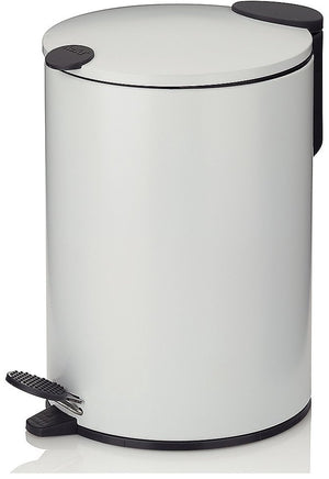 Kela pedaal afvalemmer, 3 l, mat wit - | mats