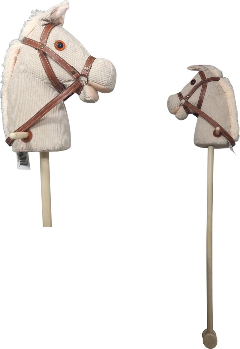 Chargez l'image dans la visionneuse de la galerie, Playwood - stokpaard beige rib met geluid - corduroy
