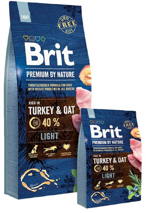 Brit voer premium by nature light kalkoen 15 kg