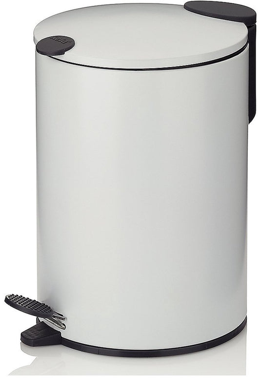 Kela pedaal afvalemmer, 3 l, mat wit - | mats