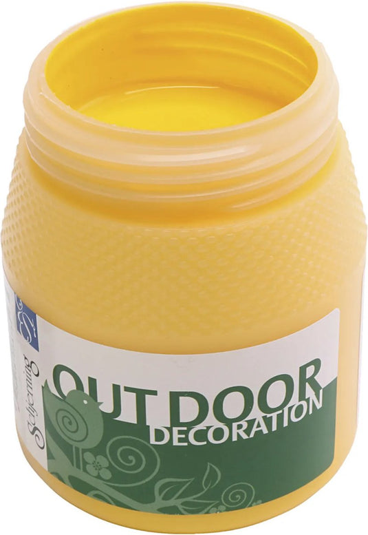 Creativ company cc outdoor verf 250 ml geel