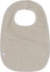 Jollein - slab badstof (nougat) - katoen - slabbetjes baby - 37 cm