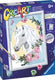 Ravensburger creart unicorn portrait - schilderen op nummer voor kinderen