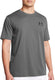 Under armour ua m sportstyle lc ss heren sportshirt - grijs - zwart