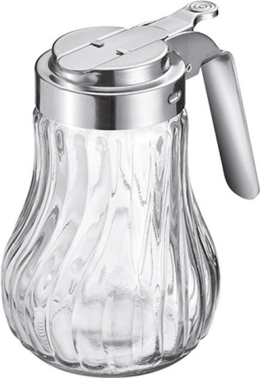 Westmark room- honingdispenser, inhoud: 250 ml, glas roestvrij staal, berlin, doorzichtig zilver, 65302260