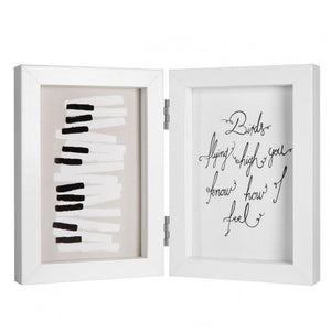 Henzo fotolijst piano tweeluik 10x15cm wit