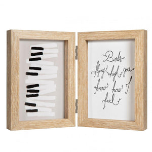 Henzo fotolijst piano tweeluik 13x18cm naturel
