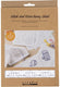 Creativ company wateroplosbare borduurvellen decoratieve dessins a5 6 vel