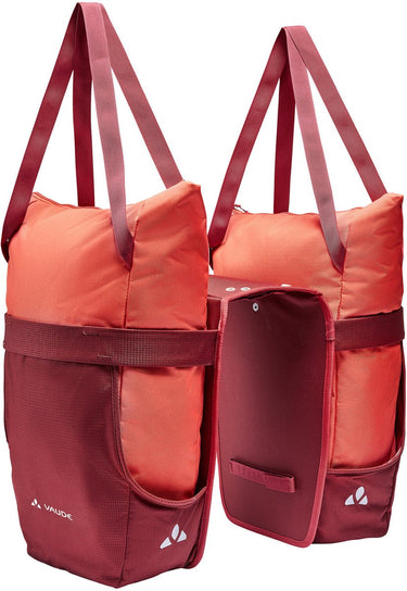 Vaude twinshopper, fietskleding, unisex, fietstas