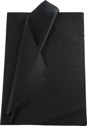 Creativ company tissuepapier zwart 10 vellen 14 gr, 50x70cm