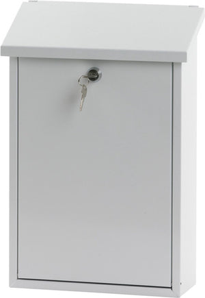 V-part brievenbus 31024896 gegalvaniseerd staal wit