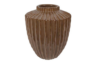 Countryfield vaas duuk m bruin 27x27x32cm