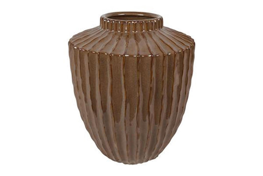 Countryfield vaas duuk m bruin 27x27x32cm
