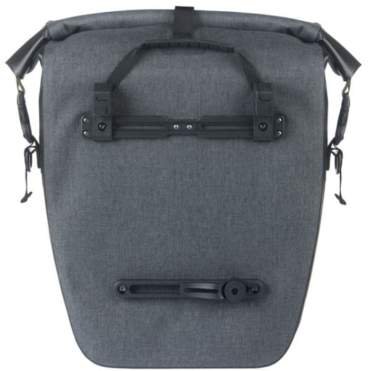 Basil tas navigator storm enkel medium grijs 12-15l