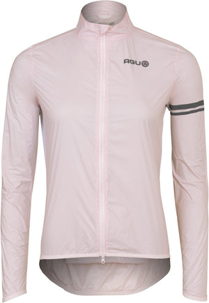 Agu windjack essential dames - pink frost - winddicht en waterafstotend