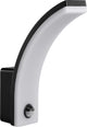 Maclean - led lamp - buitenlamp - wandlamp - pir bewegingssensor - 20w - ip65 - 2000lm - 4000k - zwart