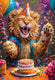 Castorland puzzel happy birthday! - 1000 stukjes legpuzzel kleurrijk.