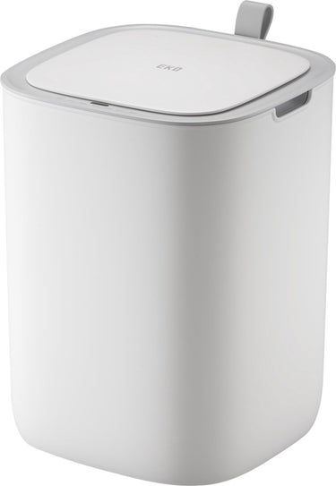 Eko - morandi smart sensor bin 12 liter - polypropyleen - wit - prullenbak