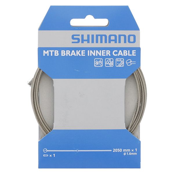 Load image into Gallery viewer, Shimano rem binnenkabel mtb rvs 2050mm
