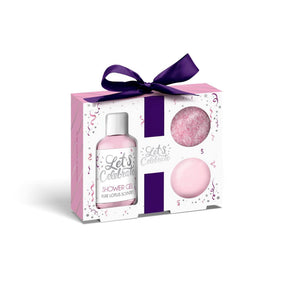 Source balance bad geschenkset celebrate showergel fizzer