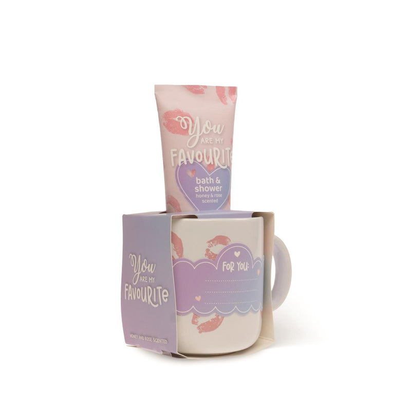 ギャラリービューアに画像をロードする, Source balance bad giftset my favourite douche gel 100ml met mok
