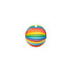 Globos papieren lantaarn rond regenboog, 25cm