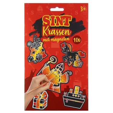 Grafix sint magneten krassen 8 stuks op blister