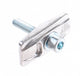 Ursus aluminium plaat met inbusbout m10x60 met conische vulring