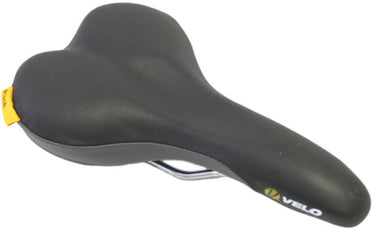 Velo fietszadel plush d2 men - zwart grijs