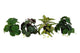Countryfield kunstplant hang s groen 4 assorti 49x28x20cm