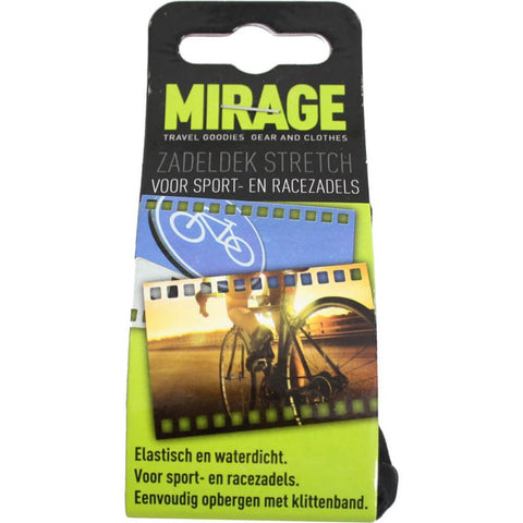 Mirage zadeldek Tour universeel stretch nylon zwart