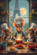 Bluebird puzzle legpuzzel little chefs of paris - 1000 stukjes puzzel.
