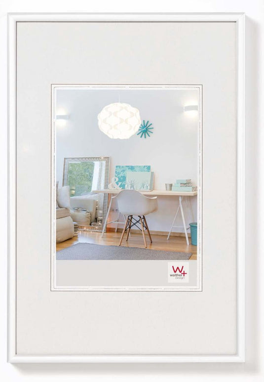 Walther new lifestyle - kunststof lijst - fotoformaat 28x35 cm - wit