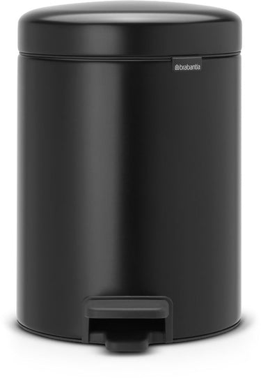 Brabantia newicon prullenbak - 5 liter - badkamer - matt black