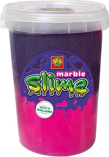 Ses creative ses marble slime - roze en paars, 200gr