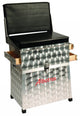 Albatros aluminium zitmand - 36 x 25 x 46 cm - grijs