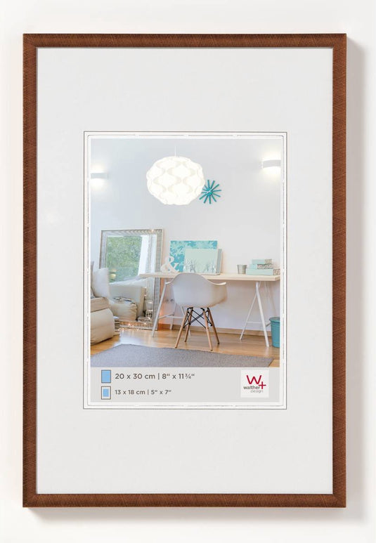 Walther new lifestyle - kunststof lijst - fotoformaat 40x60 cm - brons