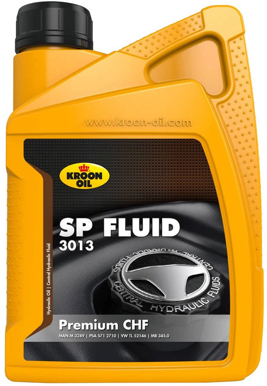 Kroon-oil sp fluid 3013 - hydraulische vloeistof - hoog viscositeitsindex - 1 liter - groen