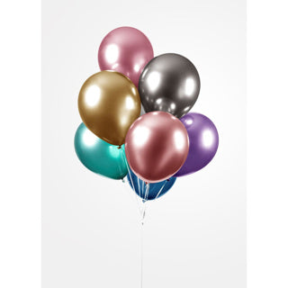 Load image into Gallery viewer, Chrome ballonnen assorti 10 stuks 30 cm | 6 stuks
