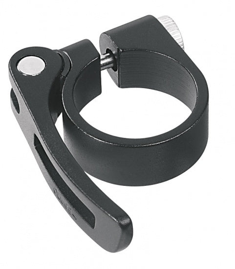 Zadelpenklem Ergotec SCQ-080 ø31,8 mm aluminium met snelspanner - zwart