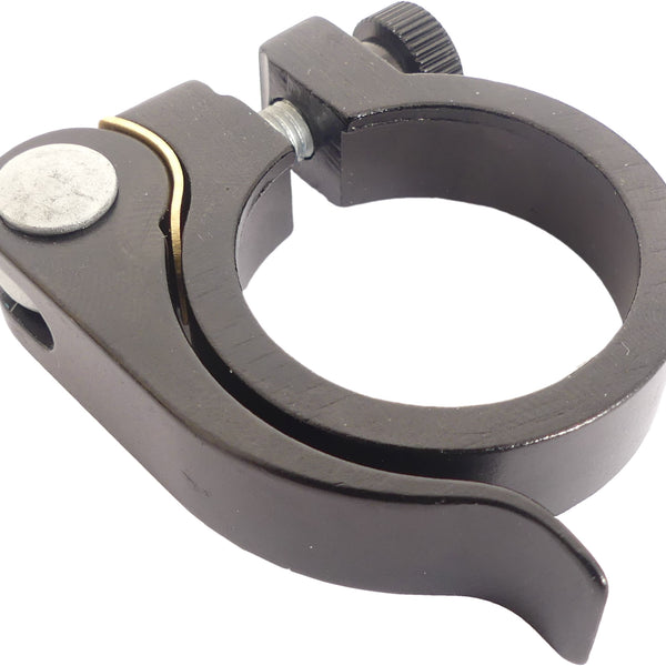 Ergotec Zadelpenklem SCQ-030 31,8mm met quick release zwart